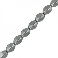Czech Pinch beads 5x3mm Crystal full chrome 00030/27400